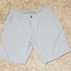 Under Armour golf shorts.